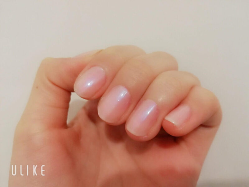 Catrice More Than Nude Nail Polish 塗ったところ
