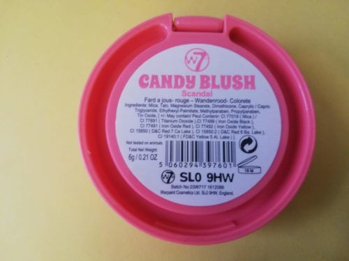 candy blushの裏