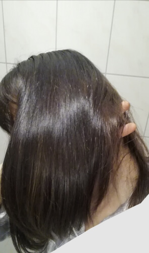髪の毛つやつや