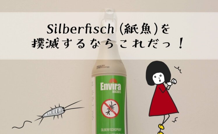 Silberfisch 紙魚 を撲滅するならこれだっ ドイツの紙魚対策 留学女子のまいにち Inドイツ